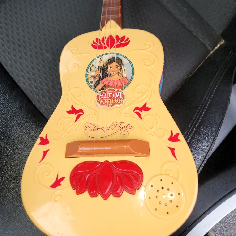 Disney Princess Elena Of Avalor Guitar Musical Toy Guitar (working)